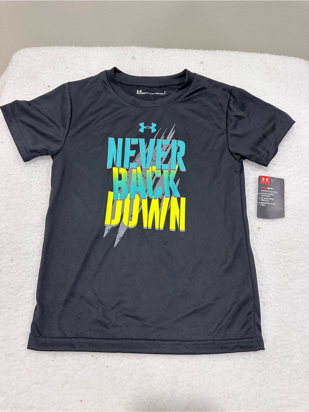 Boy’s Under Armour 'Never Back Down' Tee